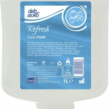 Deb Refresh Clear FOAM WASH - Perfume & Dye Free, 1L