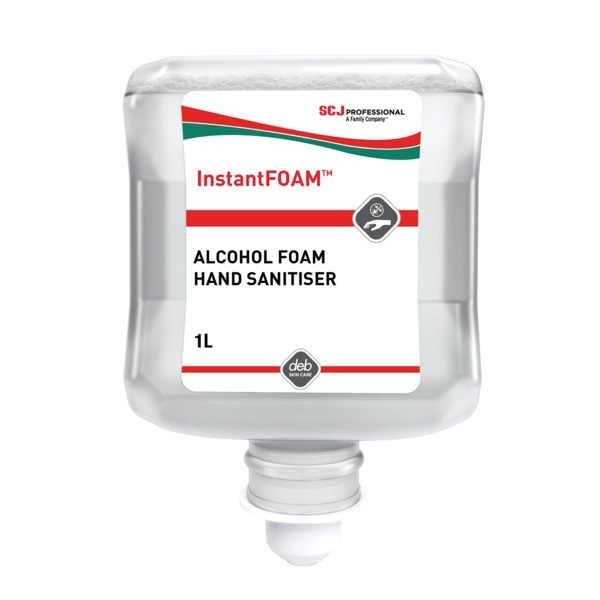 IFS1L InstantFOAM® Alcohol-Based Foam Hand Sanitiser 1L Cartridge 600x600