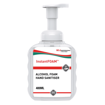 InstantFOAM® Alcohol-Based Foam Hand Sanitiser, 400mL Pump Bottle