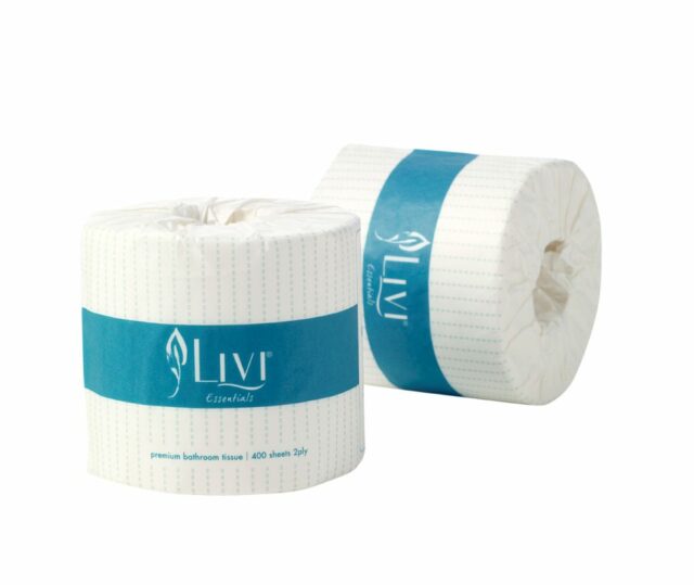 Livi Essentials Bathroom Toilet Paper Roll 2ply 400s – 1001
