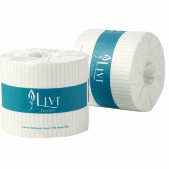 Essentials Bathroom Toilet Paper Bulk 48 Rolls, 2 ply 700 sheets - 1002