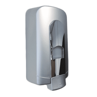 Manual Foam Dispenser, Refillable, Silver/Chrome, 1.3L (SD-MF1-R-SF)