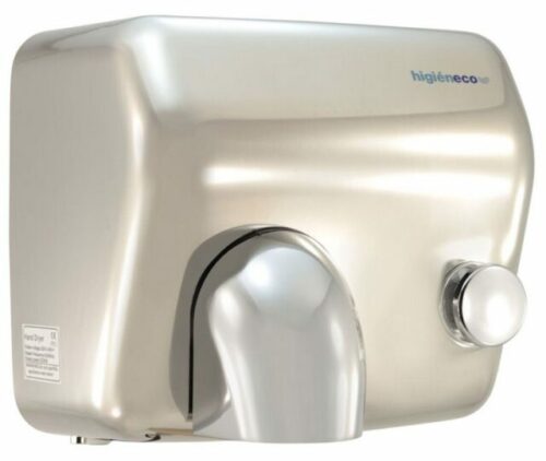 TradeMAX Solid Stainless Steel Auto Conventional Hand/Face/Hair Dryer Bright Chrome Finish