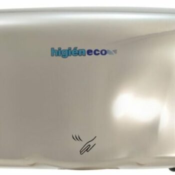 SpaceMAX High Speed Stainless Steel Horizontal Bright Chrome Finish Hand Dryer