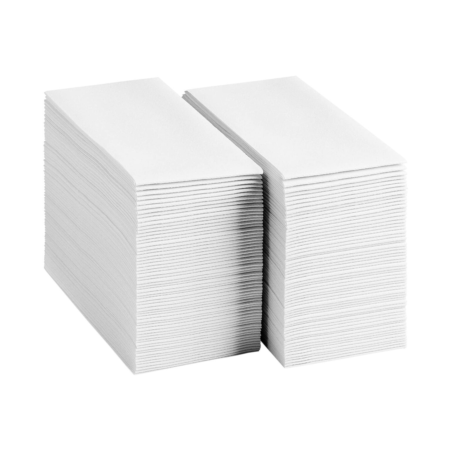 White-Premium-Paper-Quilted Napkins-8-Fold-2-Ply-Double-Stacked