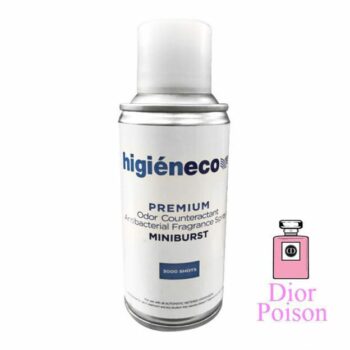 Higieneco MiniBurst 2.0 Dior Poison Aerosol Air Freshener Automatic Fragrance Refill, Antibacterial, 160 mL