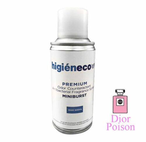 Higieneco MiniBurst 2.0 Dior Poison Aerosol Air Freshener Automatic Fragrance Refill, Antibacterial, 160 mL