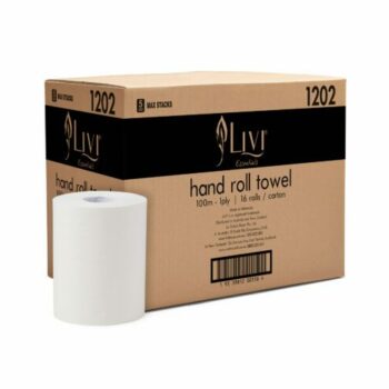 Livi Essentials Paper Roll Towel Embossed 1 ply 100m - 1202