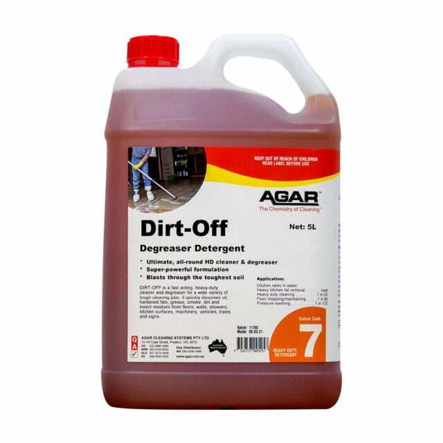Agar Dirt-Off Degreaser Detergent, 5L