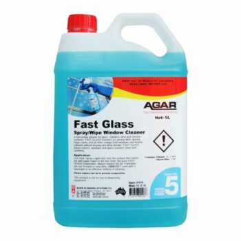 Agar Fast Glass Spray / Wipe Window Cleaner, 5L