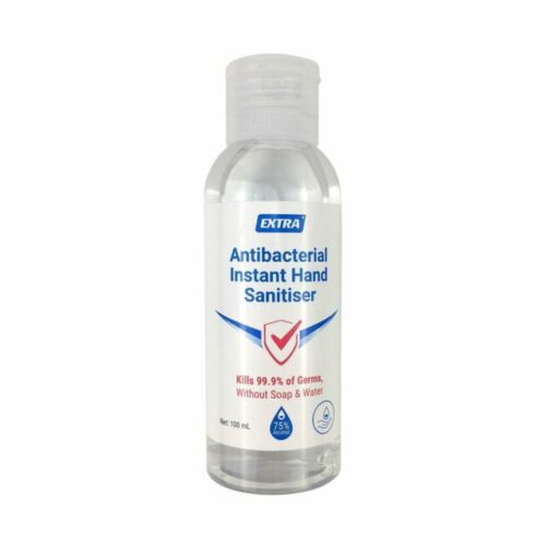 Extra Antibacterial 75% Alcohol Hand Sanitiser Gel, 100 mL