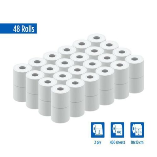 Extra Soft Bathroom Toilet Paper Bulk, 2 ply 400 sheets, 48 Rolls