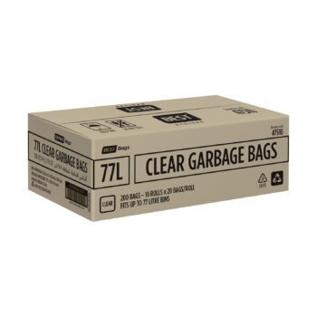 Best Hygiene 77 L Clear Garbage Bags, 200 Bags