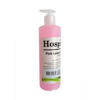 HospiPlus Pink Liquid Hand Soap, Handwash with Moisturiser, 500 mL