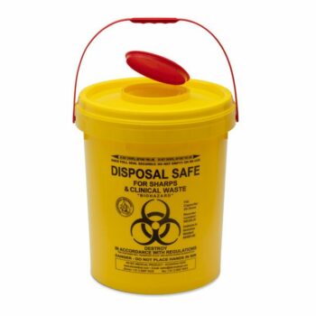 Sharps Container 23 L Non-Spill Snap on Lid