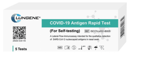 Clungene® Covid-19 Antigen Rapid Test, 5 Kits per Pack