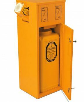 Steel Safety Case for Sharps Container 65 L