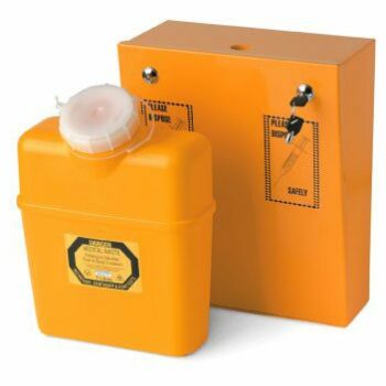 Steel Safety Case for Sharps Container 8 L