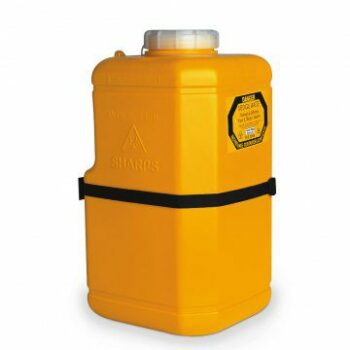 Sharps Container Wall Strap Suit 5 L