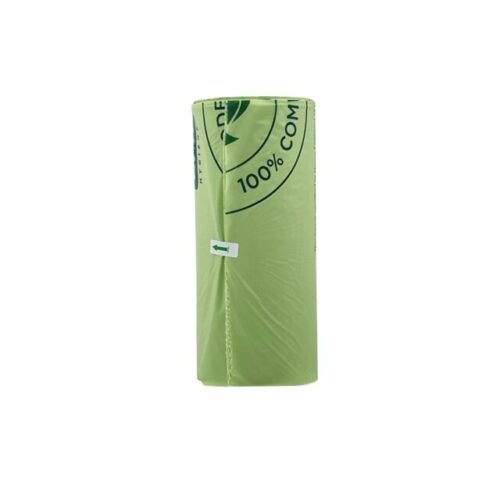 Best Hygiene 80 L Green Compostable Waste Bags, 250 Bags