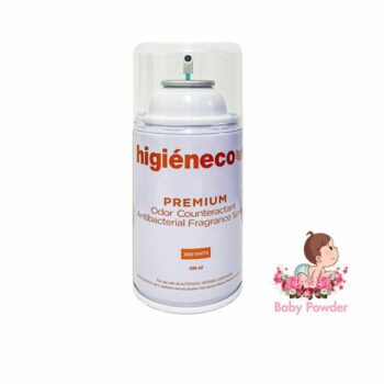Higieneco Baby Powder Premium Fragrance Refill, Antibacterial, 280 mL, 3000 Sprays