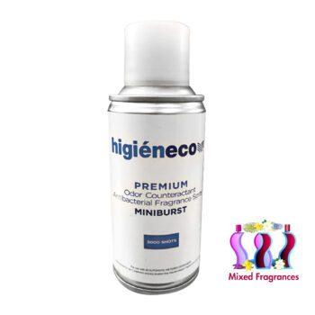 Higieneco MiniBurst 1.0 Mixed Fragrances Automatic Aerosol Air Freshener Fragrance Refill, Antibacterial, 3000 Sprays, 110 mL