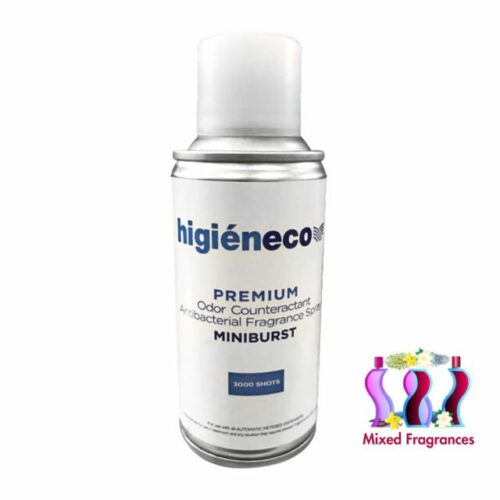 Higieneco MiniBurst 1.0 Mixed Fragrances Aerosol Air Freshener Automatic Fragrance Refill, Antibacterial, 3000 Sprays, 110 mL