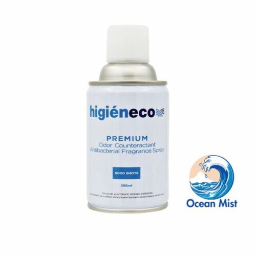 Higieneco Ocean Mist Aerosol Air Freshener Automatic Fragrance Refill, Antibacterial, 300 mL