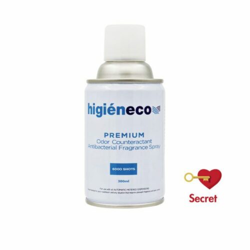 Higieneco Secret Aerosol Air Freshener Automatic  Fragrance Refill, Antibacterial, 300 mL