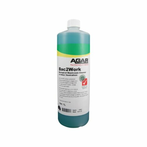 Agar Bac2Work Washroom Cleaner and Odour Neutraliser, 1L
