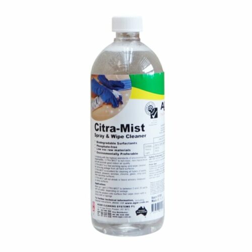 Agar Citra-Mist Spray and Wipe Cleaner, 1L