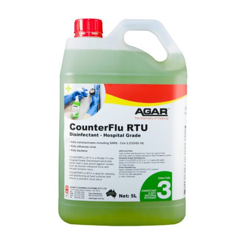 Agar CounterFlu RTU Hospital Grade Disinfectant, 5L