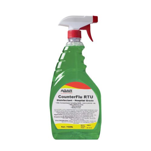 Agar CounterFlu RTU Hospital Grade Disinfectant Spray, 750mL