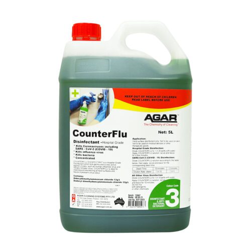 Agar CounterFlu Hospital Grade Disinfectant, 5L