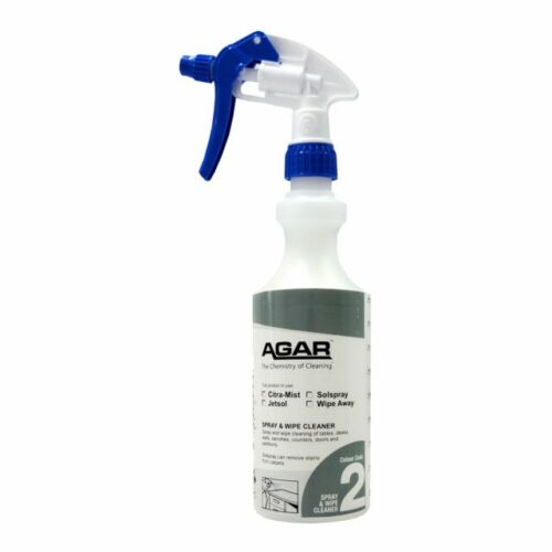 Agar Spray and Wipe Cleaner Spray Bottle Number 2, 500mL