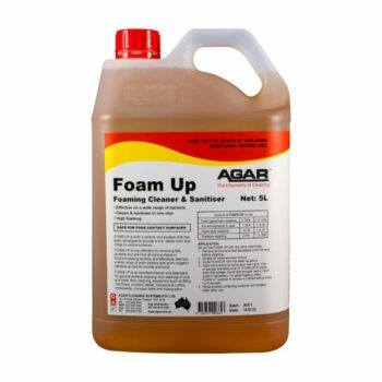 Agar Foam Up Foaming Cleaner and Sanitiser, 5L