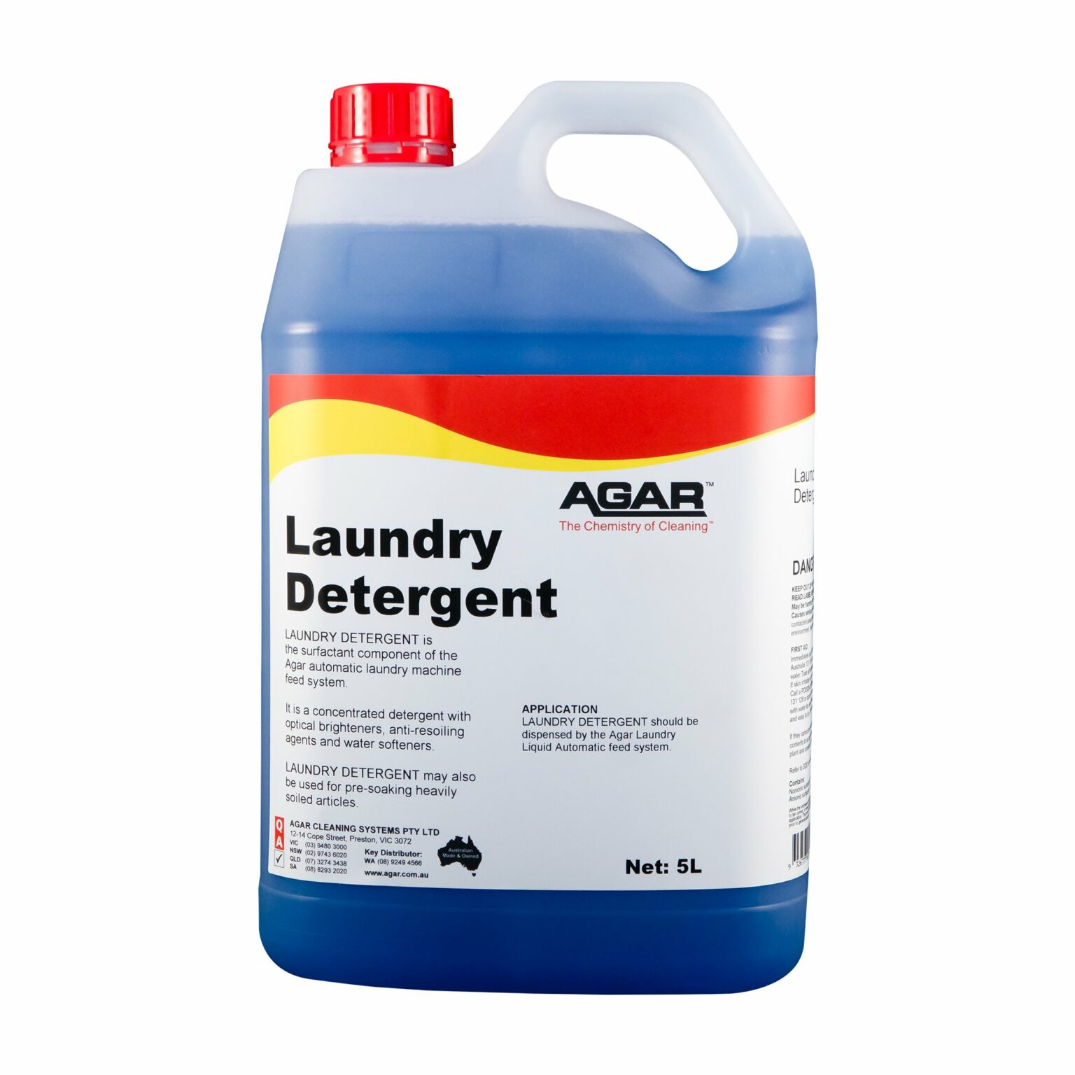 Agar Laundry Liquid Detergent, 5L