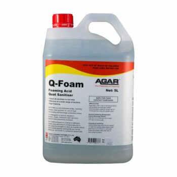 Agar Q-Foam Foaming Acid Quat Sanitiser, 5L