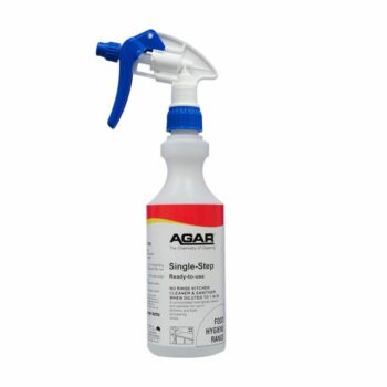 Agar Single Step Sanitiser and Cleaner Spray Bottle, 500mL