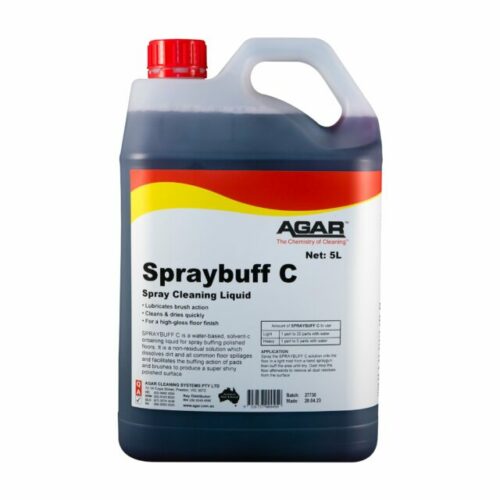 Agar Spraybuff C Spray Cleaning Liquid, 5L
