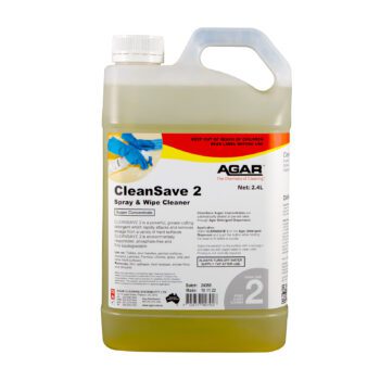 Agar CleanSave 2 Spray and Wipe Cleaner, 2.4L