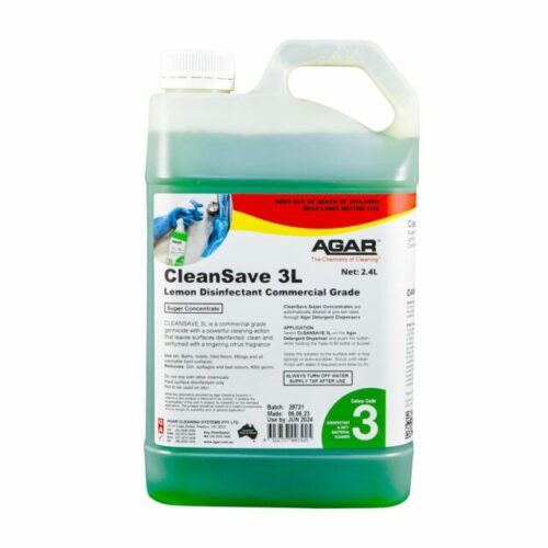 Agar CleanSave 3L Lemon Disinfectant, 2.4L