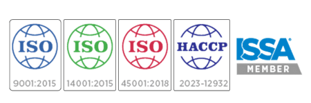 Quality Certifications - ISO, HACCP, ISSA - Hospeco Australia