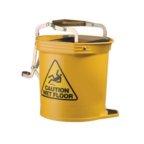Wide Mouth Contract Bucket, Yellow, 16L